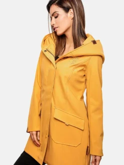 Marikoo Jacken & Westen*Damen Softshellmantel - Mayleen gelb uni