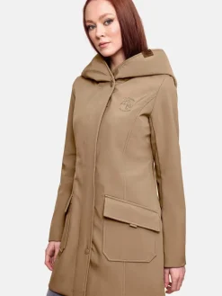 Marikoo Jacken & Westen*Damen Softshellmantel - Mayleen taupe uni