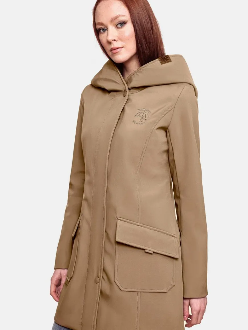 Marikoo Jacken & Westen*Damen Softshellmantel - Mayleen taupe uni