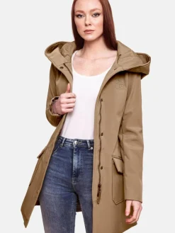 Marikoo Jacken & Westen*Damen Softshellmantel - Mayleen taupe uni