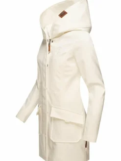 Marikoo Jacken & Westen*Damen Softshellmantel - Mayleen weiß uni