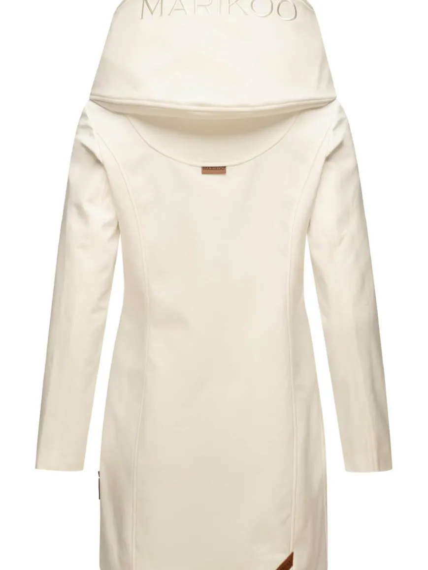 Marikoo Jacken & Westen*Damen Softshellmantel - Mayleen weiß uni