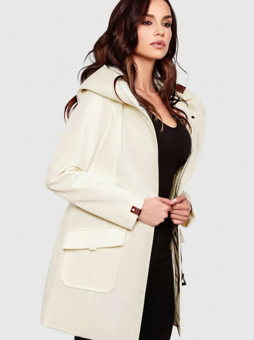 Marikoo Jacken & Westen*Damen Softshellmantel - Mayleen weiß uni