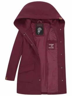 Marikoo Jacken & Westen*Damen Softshellmantel - Mayleen bordeaux uni