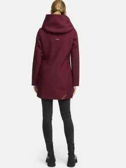 Marikoo Jacken & Westen*Damen Softshellmantel - Mayleen bordeaux uni