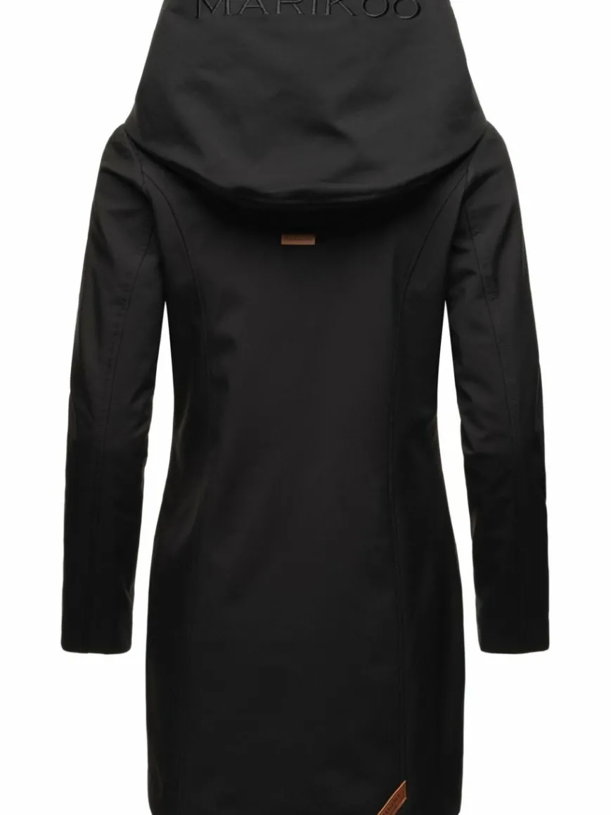 Marikoo Jacken & Westen*Damen Softshellmantel - Mayleen schwarz uni