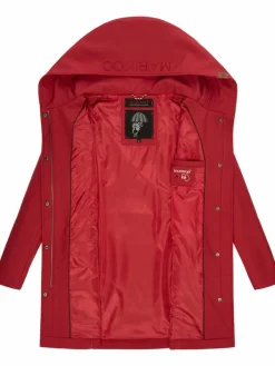 Marikoo Jacken & Westen*Damen Softshellmantel - Mayleen rot uni