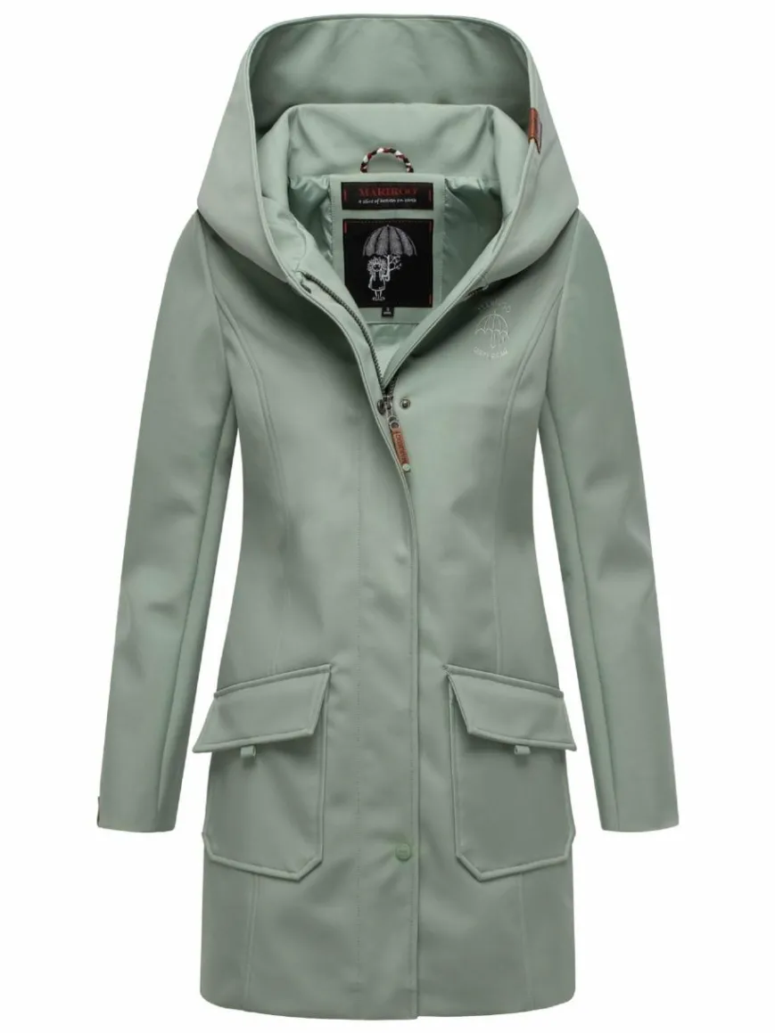 Marikoo Jacken & Westen*Damen Softshellmantel - Mayleen mint uni