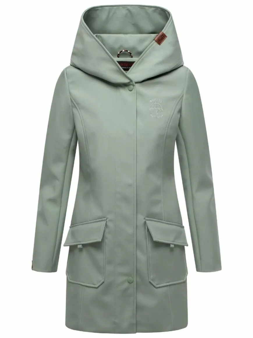 Marikoo Jacken & Westen*Damen Softshellmantel - Mayleen mint uni