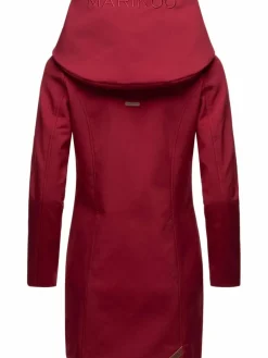 Marikoo Jacken & Westen*Damen Softshellmantel - Mayleen bordeaux uni