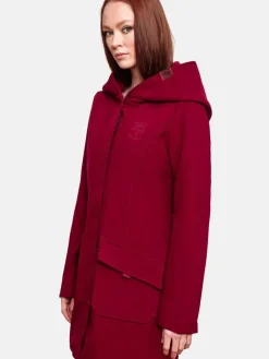 Marikoo Jacken & Westen*Damen Softshellmantel - Mayleen bordeaux uni