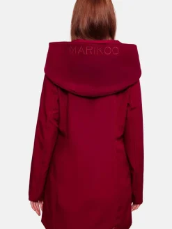 Marikoo Jacken & Westen*Damen Softshellmantel - Mayleen bordeaux uni