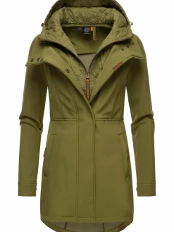Ragwear Jacken & Westen*Damen Softshellmantel - Ybela oliv uni