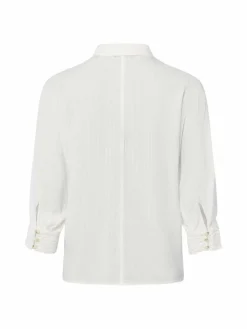 zero Blusen*Damen Sommerbluse weiß strukturiert