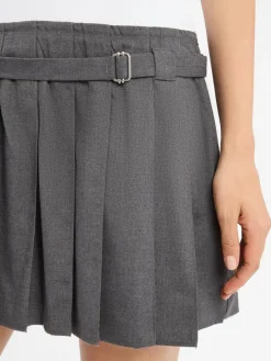 HUGO BLUE Kleider*Damen Sommerkleid - Norila weiß grau uni