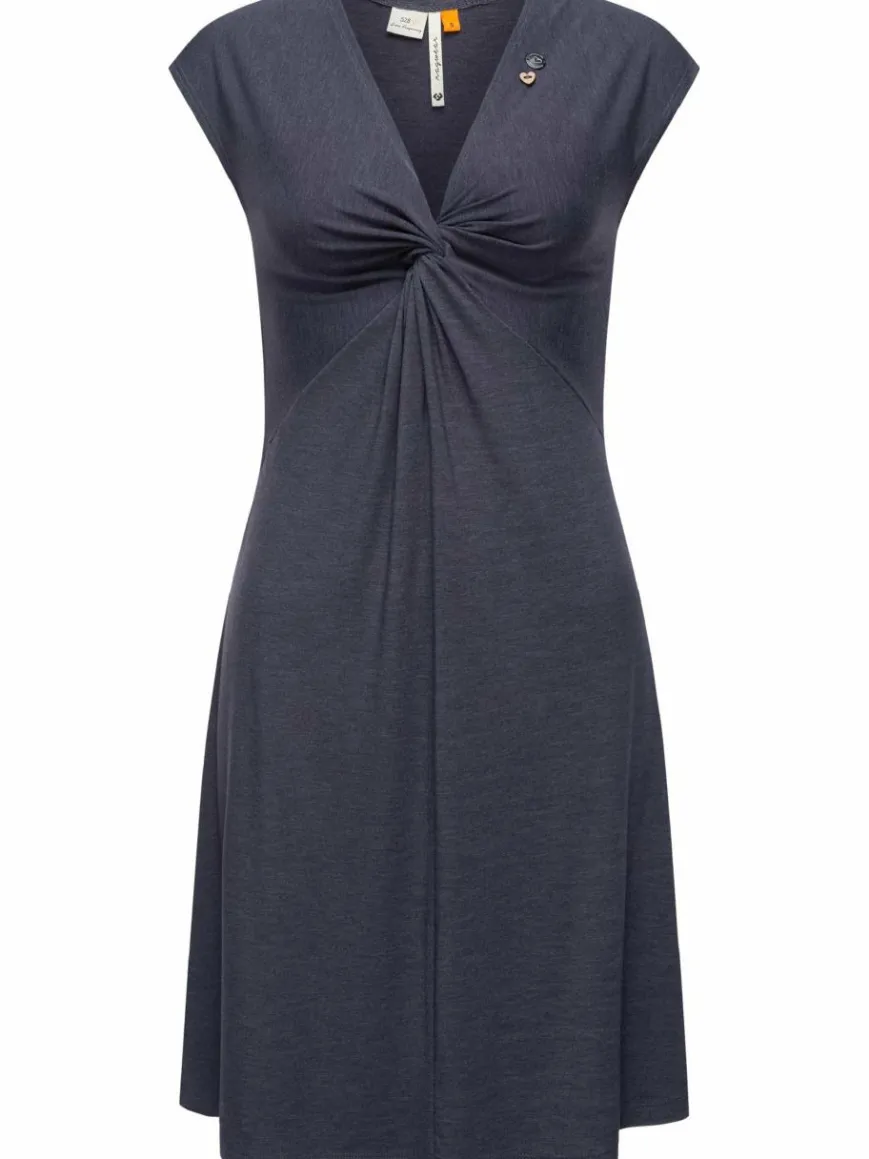 Ragwear Kleider*Damen Sommerkleid - Comfrey Solid marine uni
