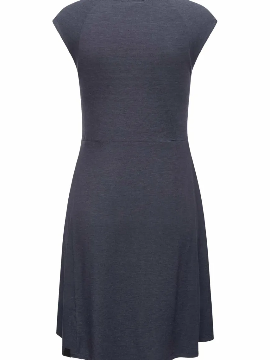 Ragwear Kleider*Damen Sommerkleid - Comfrey Solid marine uni
