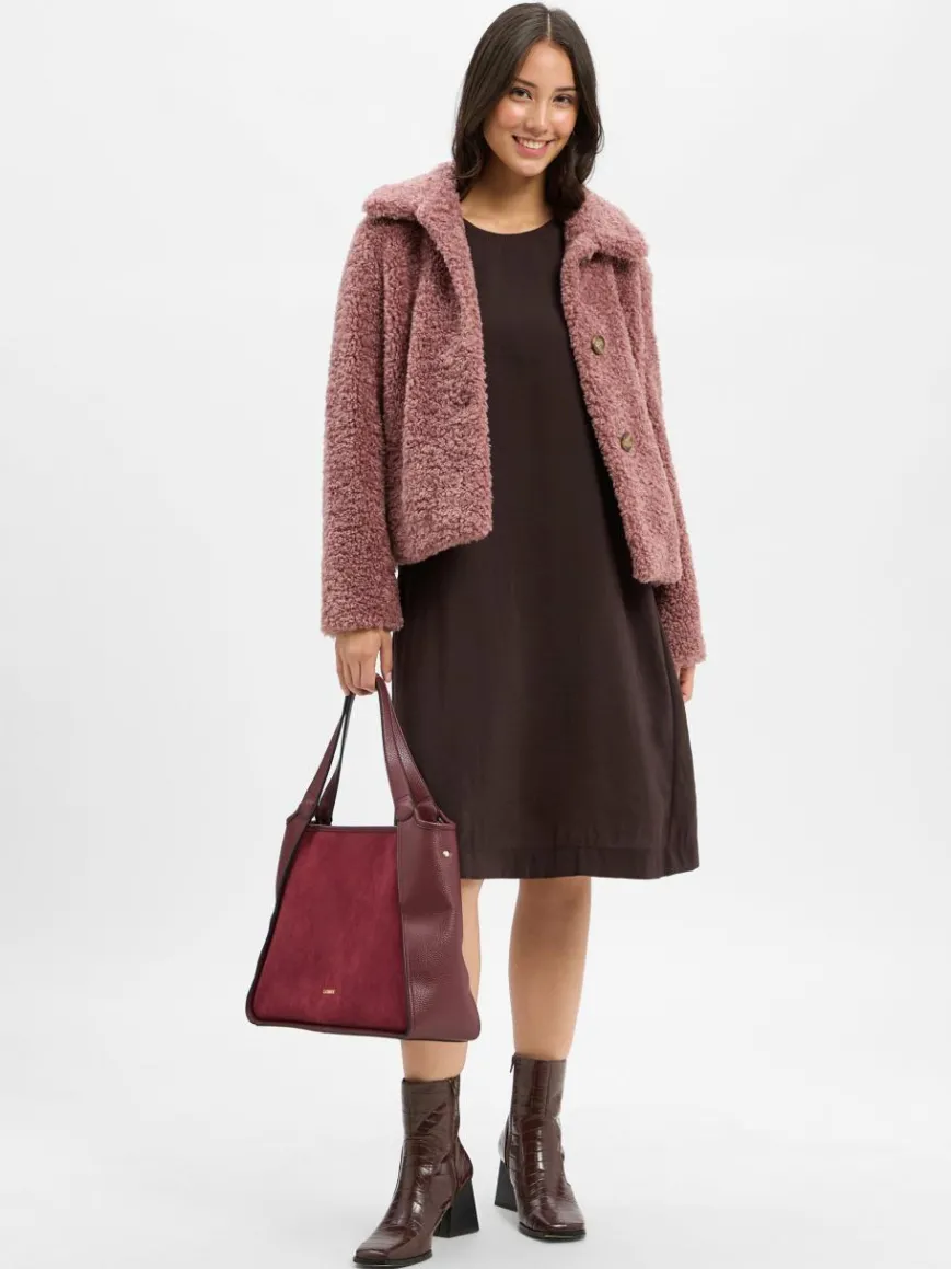 Opus Kleider*Damen Sommerkleid - Wemba schoko uni