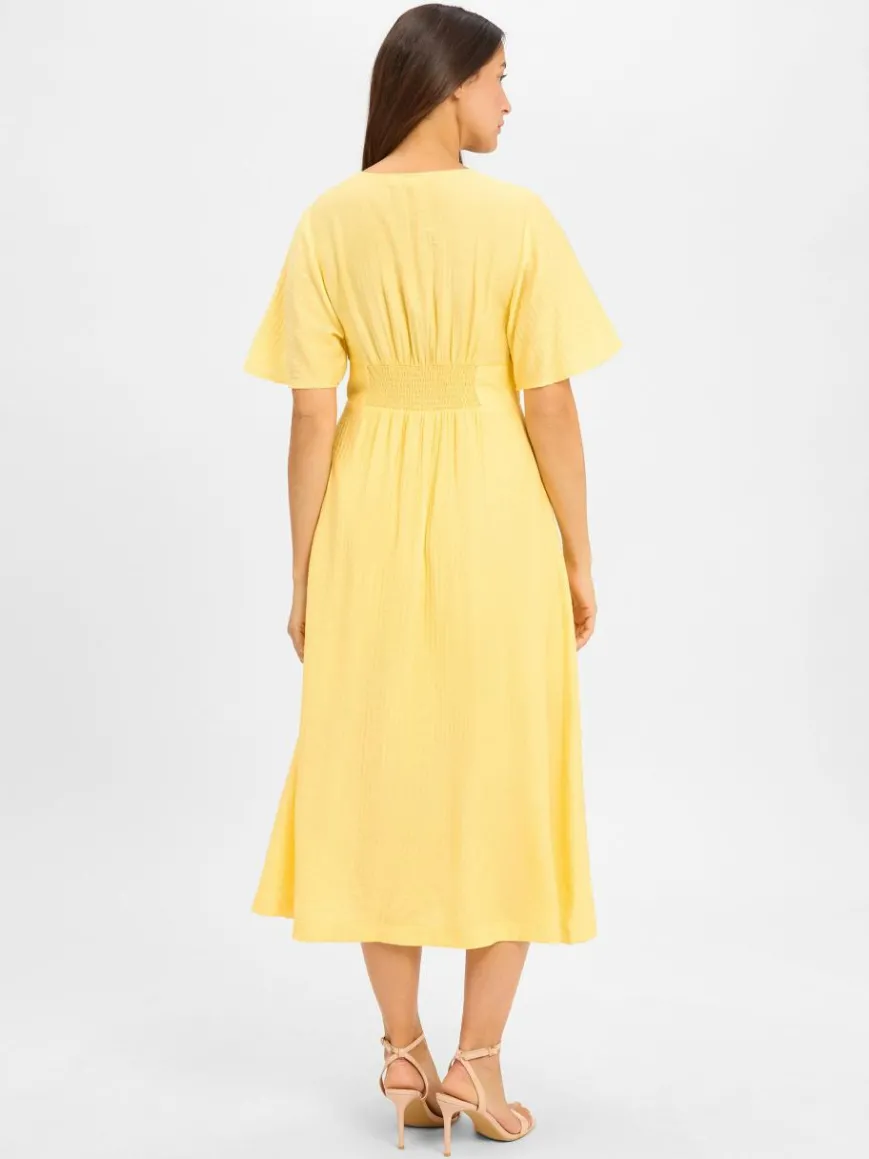 Msch Copenhagen Kleider*Damen Sommerkleid MSCHJasmille Vlora mais uni