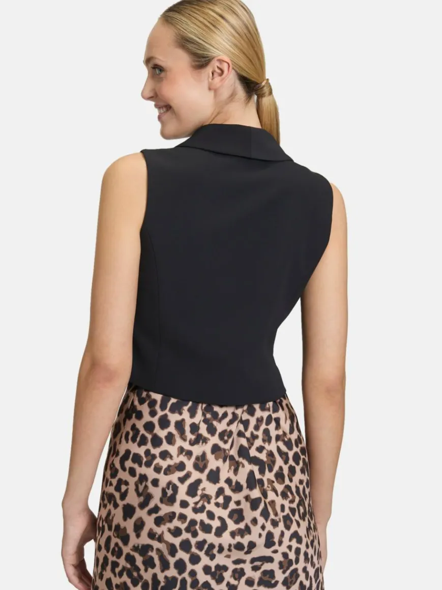 Vera Mont Jacken & Westen*Damen Sommerweste schwarz uni