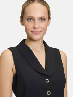 Vera Mont Jacken & Westen*Damen Sommerweste schwarz uni