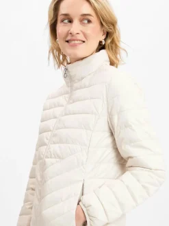 s.Oliver Jacken & Westen*Damen Steppjacke ecru uni