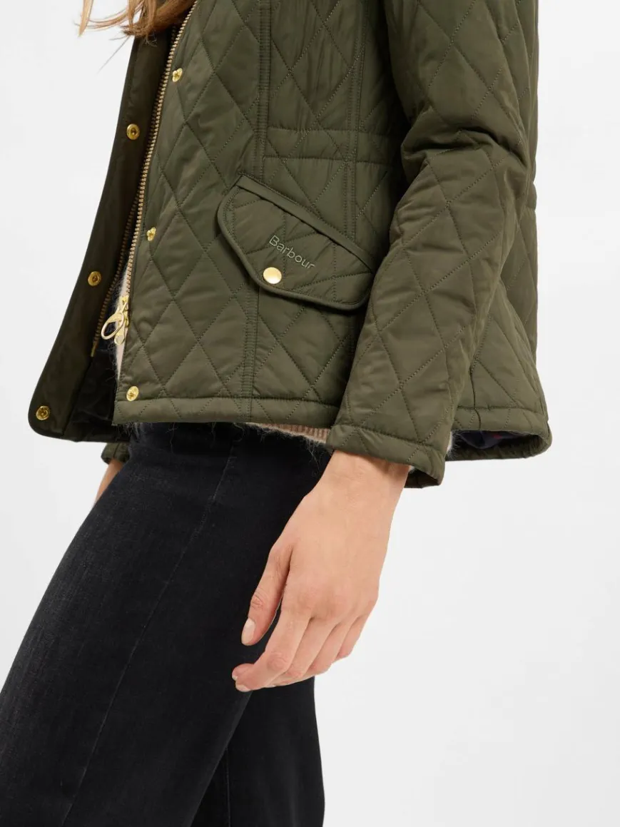 Barbour Jacken & Westen*Damen Steppjacke khaki uni