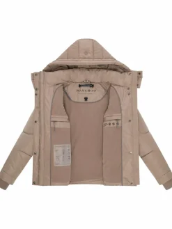 Navahoo Jacken & Westen*Damen Steppjacke - Zauberlicht 14 taupe uni