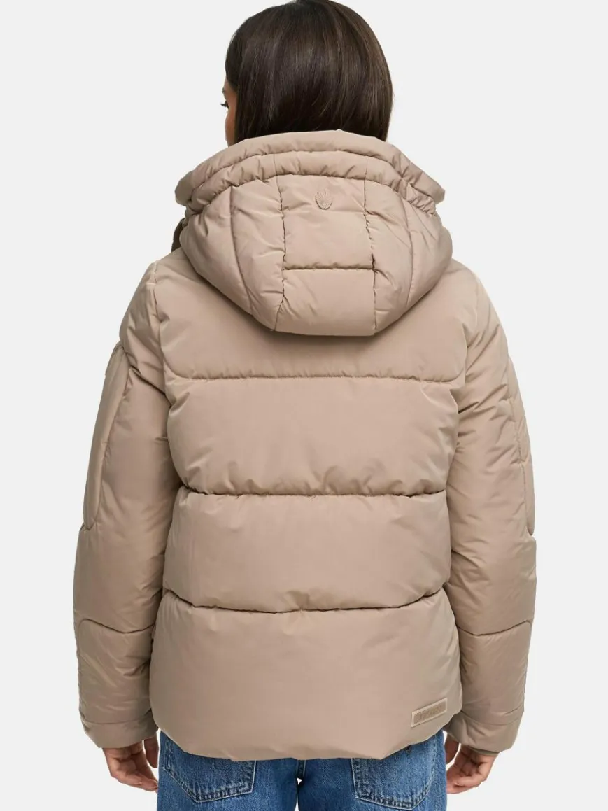 Navahoo Jacken & Westen*Damen Steppjacke - Zauberlicht 14 taupe uni