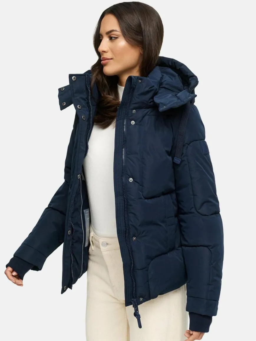 Navahoo Jacken & Westen*Damen Steppjacke - Zauberlicht 14 marine uni