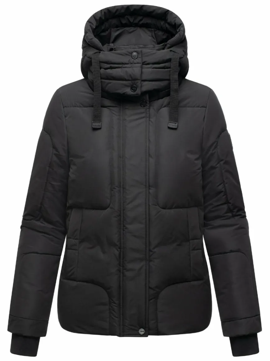 Navahoo Jacken & Westen*Damen Steppjacke - Zauberlicht 14 schwarz uni