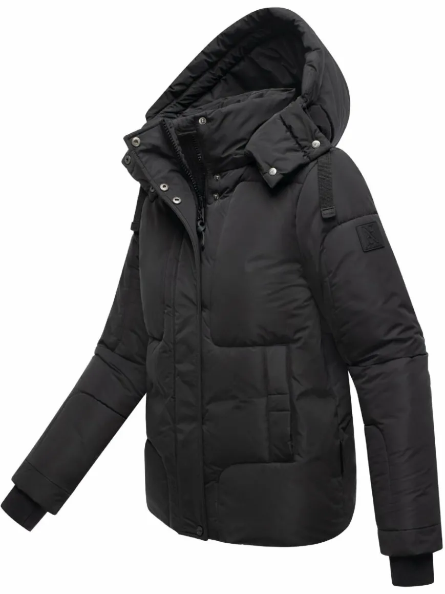 Navahoo Jacken & Westen*Damen Steppjacke - Zauberlicht 14 schwarz uni