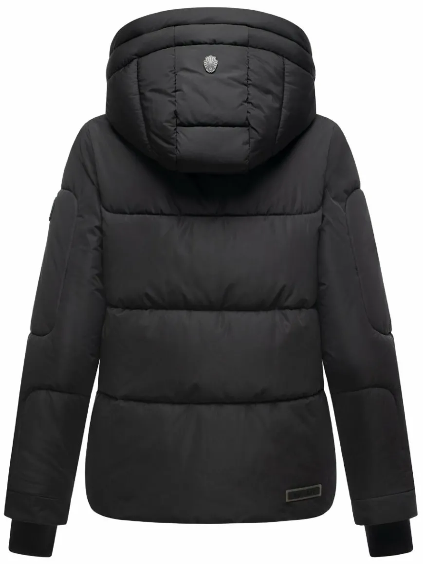 Navahoo Jacken & Westen*Damen Steppjacke - Zauberlicht 14 schwarz uni