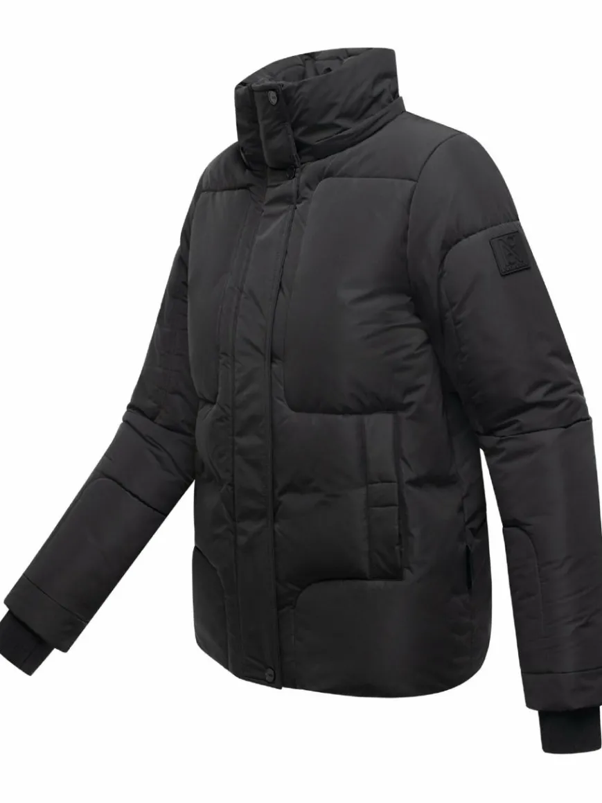 Navahoo Jacken & Westen*Damen Steppjacke - Zauberlicht 14 schwarz uni