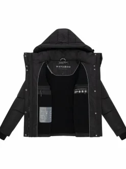 Navahoo Jacken & Westen*Damen Steppjacke - Zauberlicht 14 schwarz uni