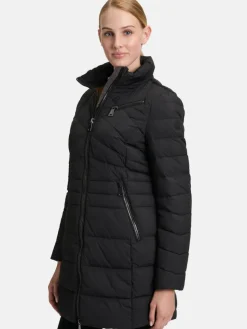 Gil Bret Jacken & Westen*Damen Steppmantel schwarz uni