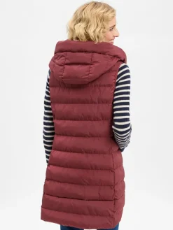 Fuchs Schmitt Jacken & Westen*Damen Steppweste bordeaux uni