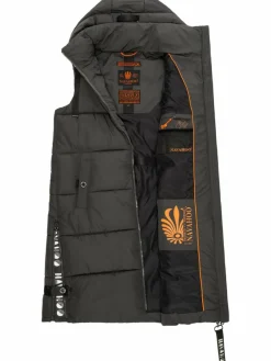 Navahoo Jacken & Westen*Damen Steppweste - Schnuffelchen anthrazit uni