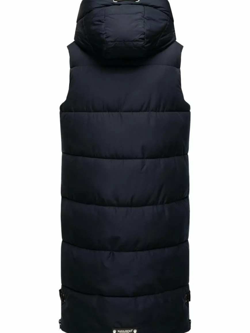 Navahoo Jacken & Westen*Damen Steppweste - Schnuffelchen marine uni