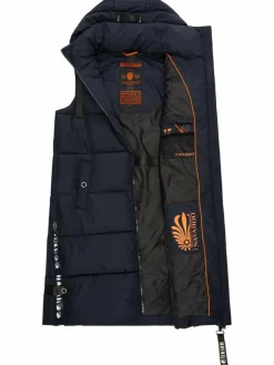 Navahoo Jacken & Westen*Damen Steppweste - Schnuffelchen marine uni