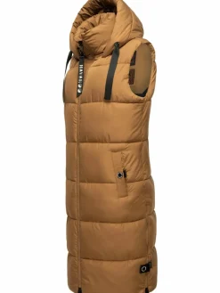 Navahoo Jacken & Westen*Damen Steppweste - Schnuffelchen camel uni