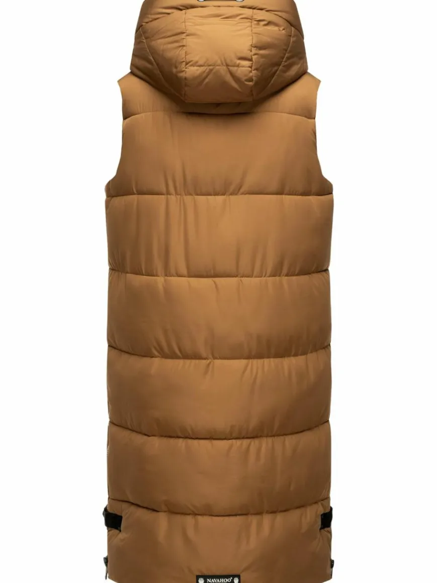 Navahoo Jacken & Westen*Damen Steppweste - Schnuffelchen camel uni