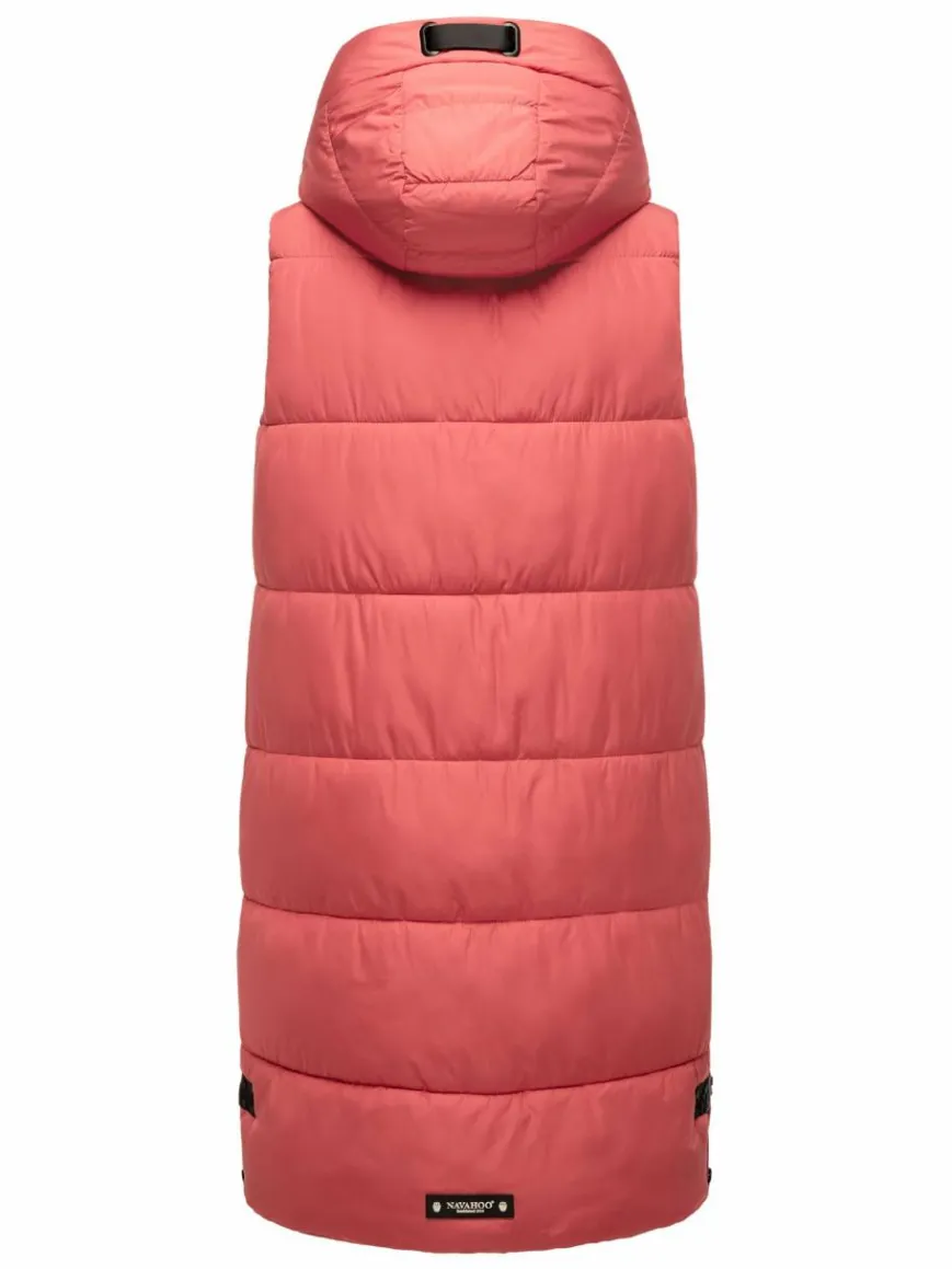 Navahoo Jacken & Westen*Damen Steppweste - Schnuffelchen rot uni