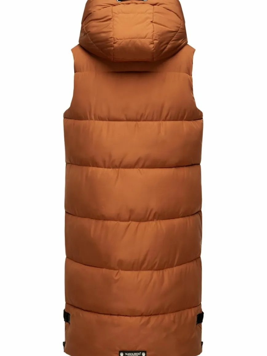 Navahoo Jacken & Westen*Damen Steppweste - Schnuffelchen terra uni