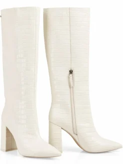 Marc Cain Stiefel*Damen Stiefel ecru strukturiert