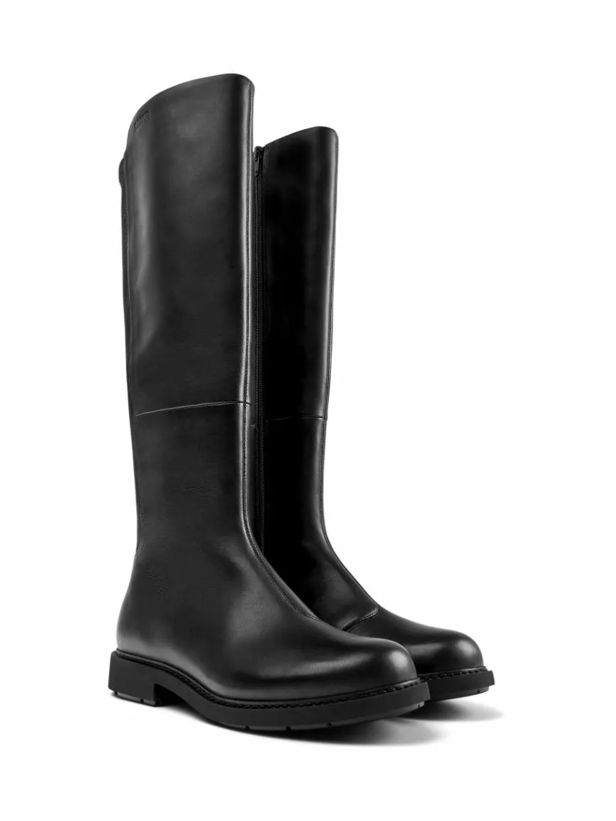 Camper Stiefel*Damen Stiefel - Neuman schwarz uni