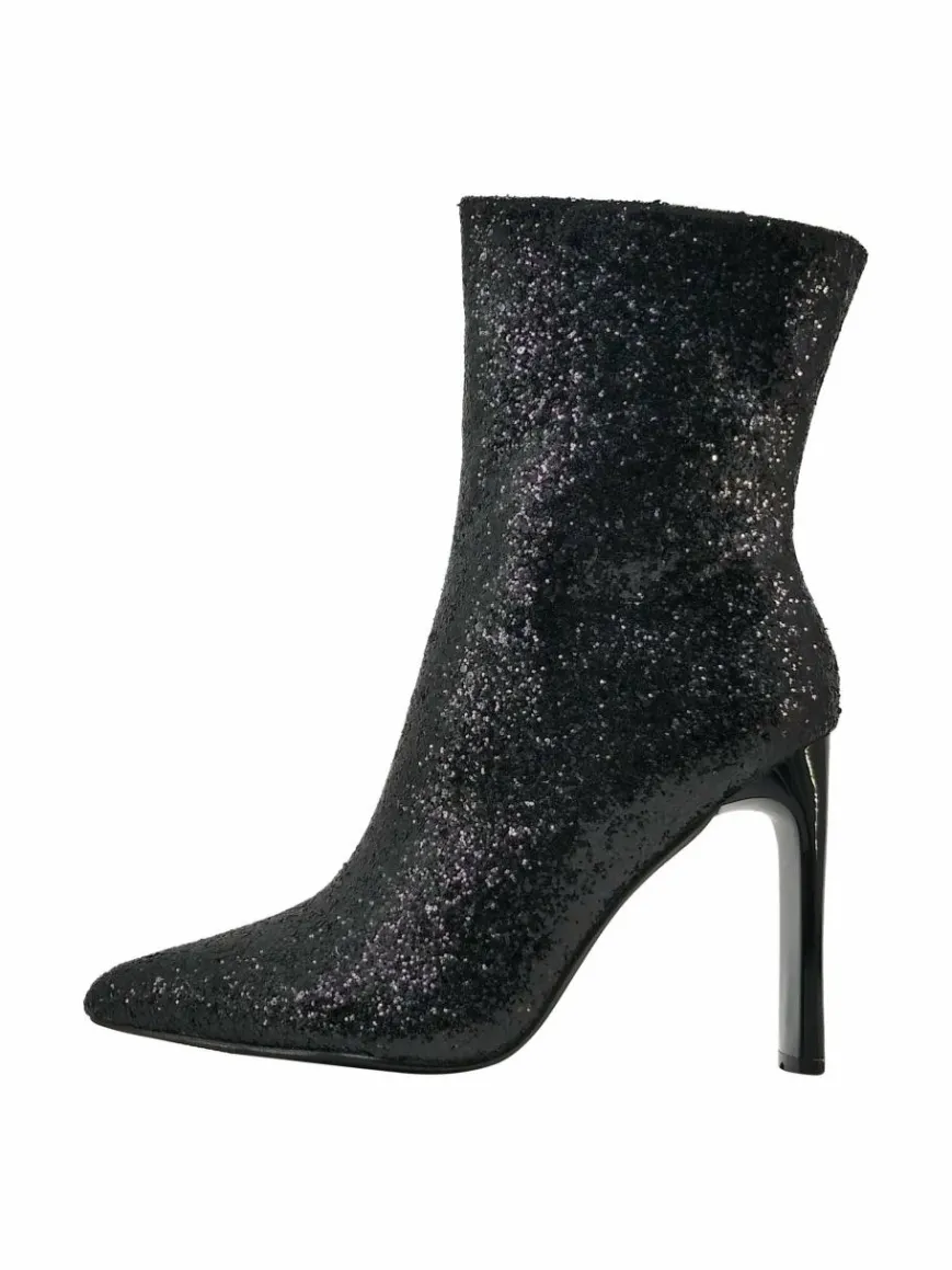 Faina Boots & Stiefeletten*Damen Stiefelette schwarz gemustert