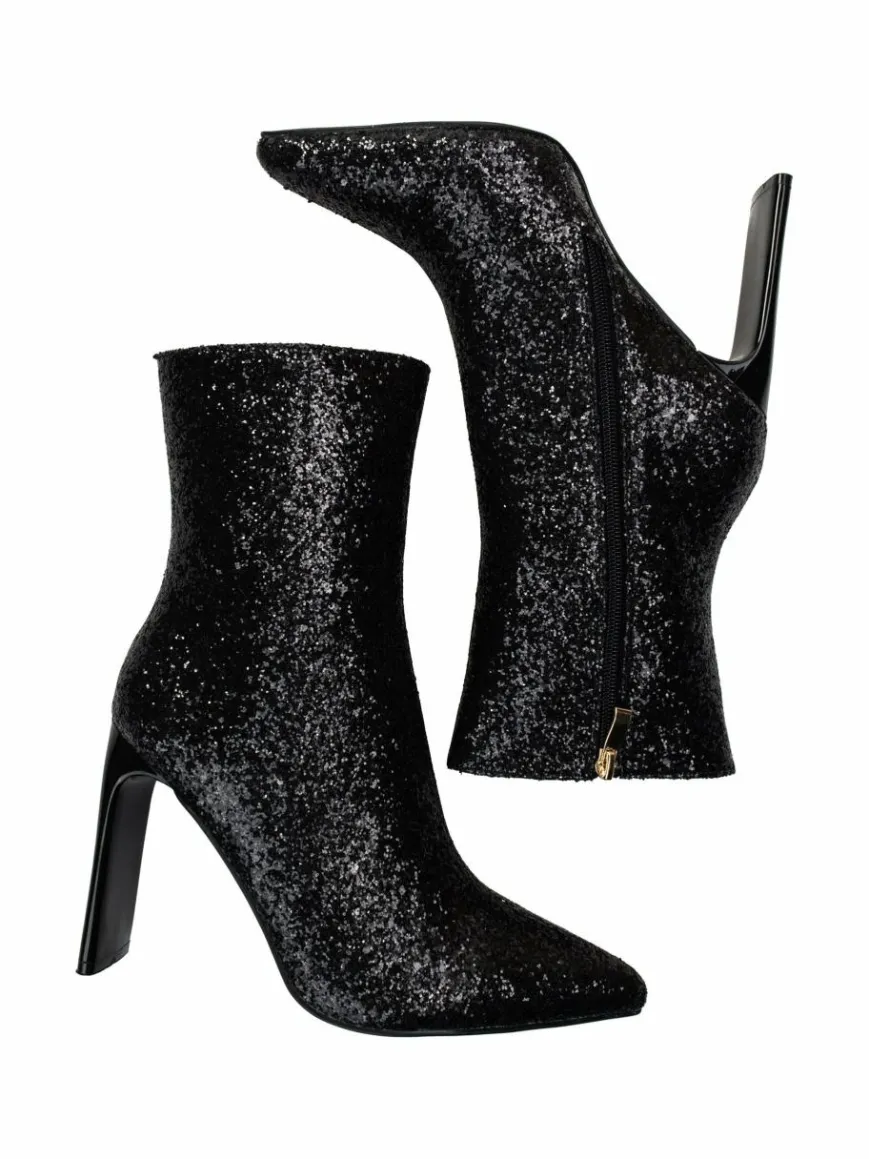 Faina Boots & Stiefeletten*Damen Stiefelette schwarz gemustert