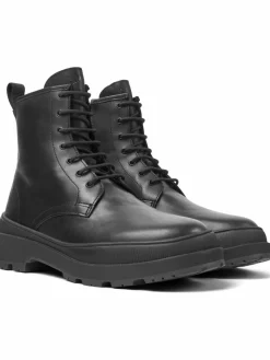 Camper Boots & Stiefeletten*Damen Stiefeletten - Brutus Trek schwarz uni