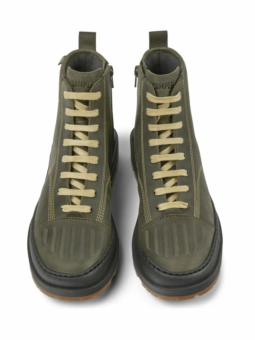 Camper Boots & Stiefeletten*Damen Stiefeletten - Brutus Trek grün uni